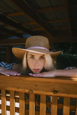 Blonde In A Straw Hat
