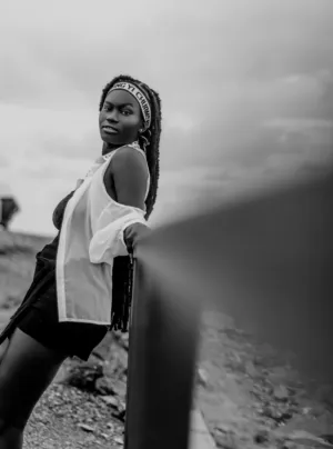 Black And White Portrait