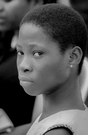 Black And White Portrait