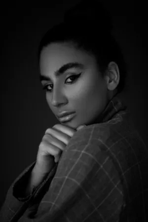 Black And White Portrait