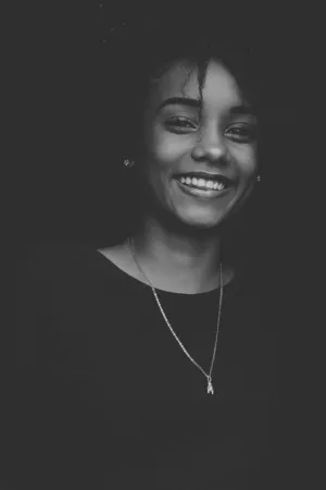 Black And White Portrait