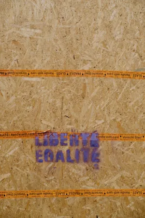 Graffiti On Plywood