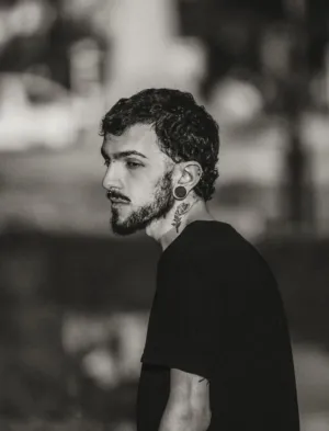 Black And White Portrait