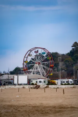 Ferris Wheel On The Beach