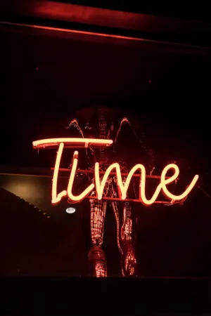 Time Neon Sign