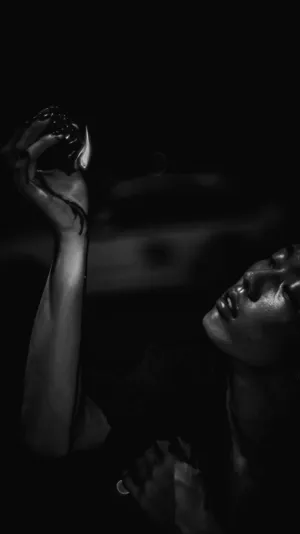 Dark And Dramatic Portrait