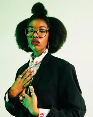 Stylish Afro Model