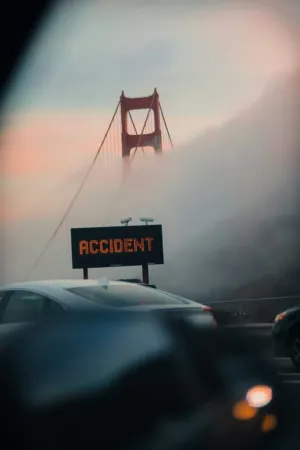 Golden Gate Bridge In Fog