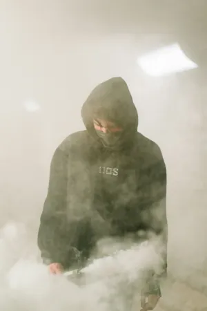 Mysterious Figure In Smoke