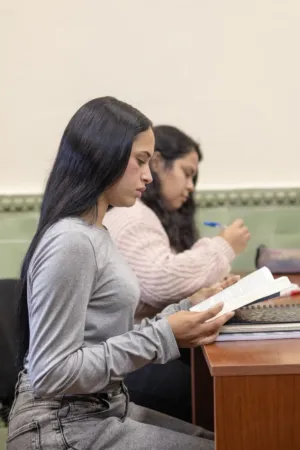 Students Studying