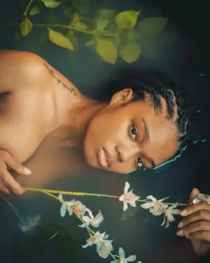 Water And Flowers