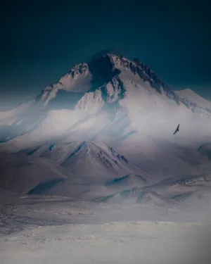 Snowy Mountain Peak