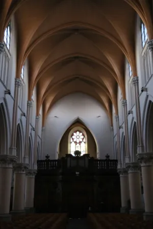 Interior Of A Gothic Cathedral