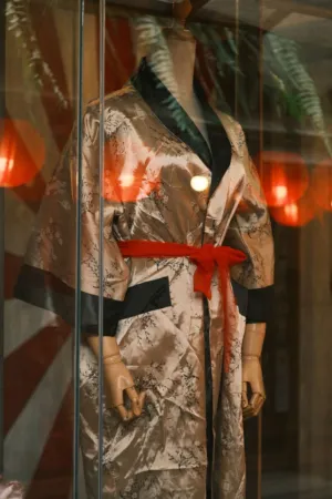 Traditional Japanese Kimono Display