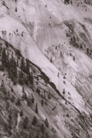 Snowy Mountain Slope