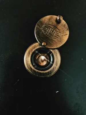Antique Brass Door Viewer