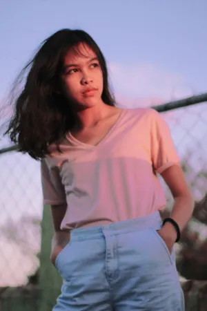 Teenager In Casual Outfit