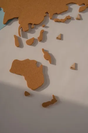 Cork Map Art