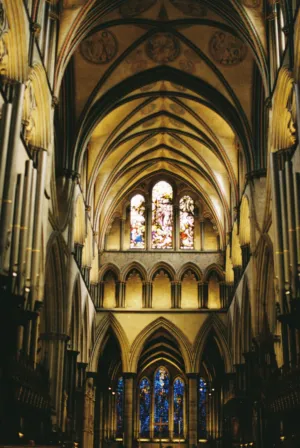 Stained Glass Cathedral Interior