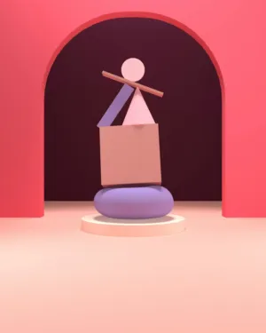 Abstract Geometric Sculpture