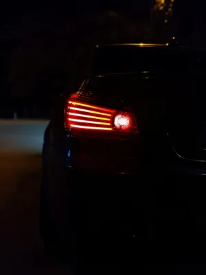 Night Car Tail Light