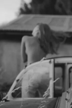 Nude Figure In Black And White
