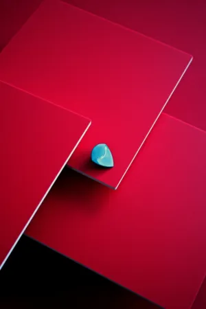 Red And Blue Minimalist Art
