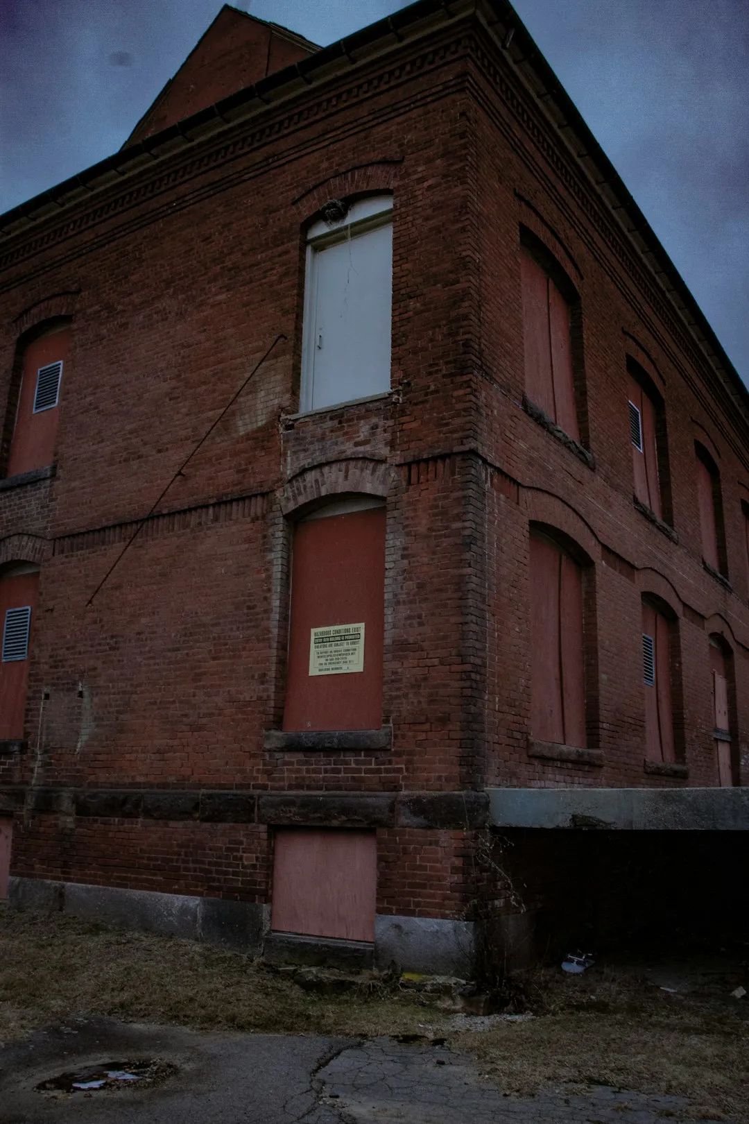 Abandoned Brick Building