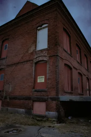 Abandoned Brick Building