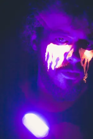 Purple Light Portrait