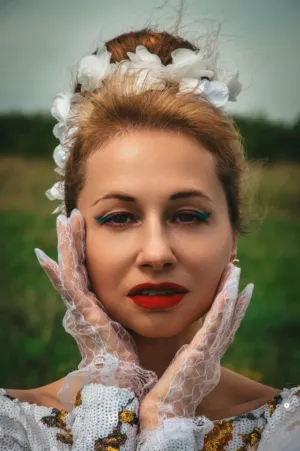 Elegant Outdoor Portrait