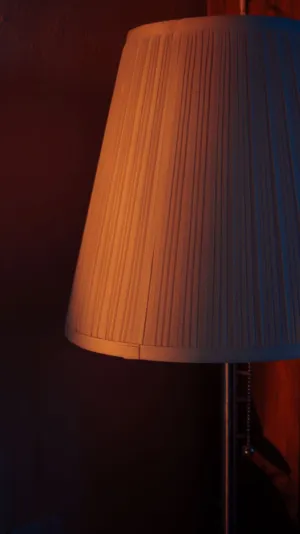 Lampshade In Warm Light