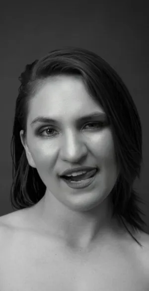 Black And White Portrait