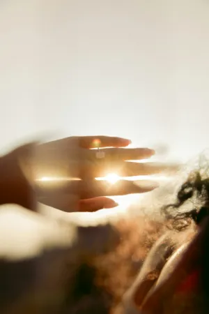 Hand Reaching For The Sun