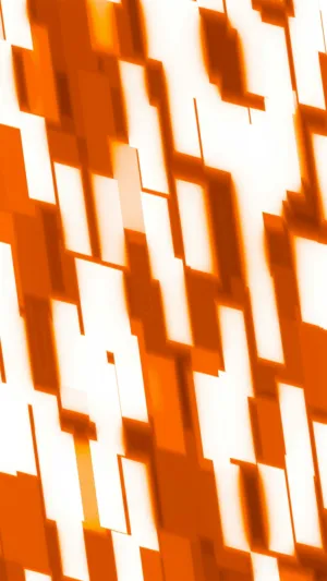 Abstract Orange Blocks