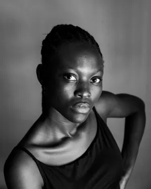 Black And White Portrait