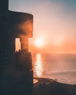 Sunset Over The Ocean