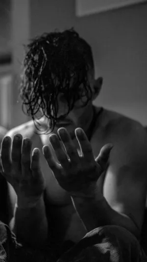 Wet Hair And Hands