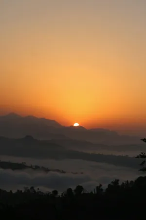 Sunrise Over Mountains