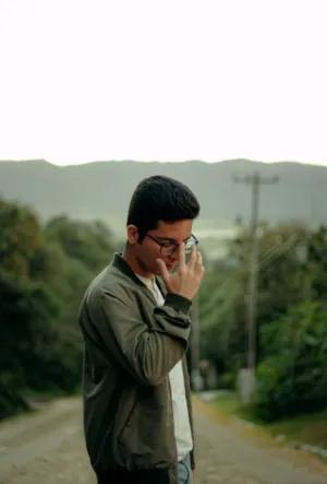Young Man In Nature