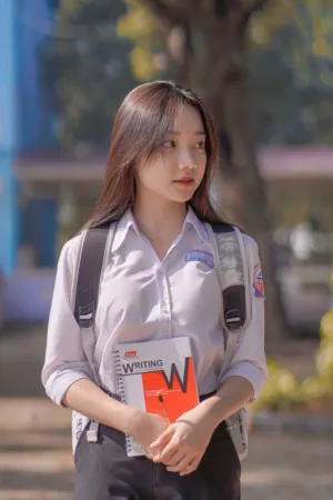Student In School Uniform