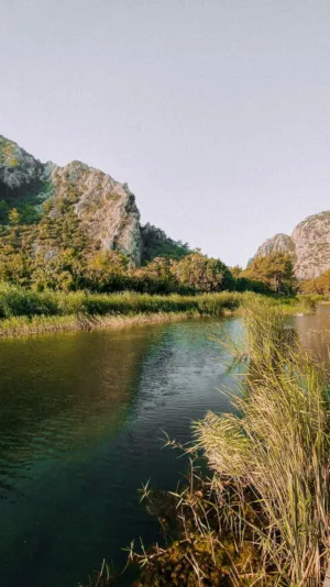 Mountainous Landscape With River