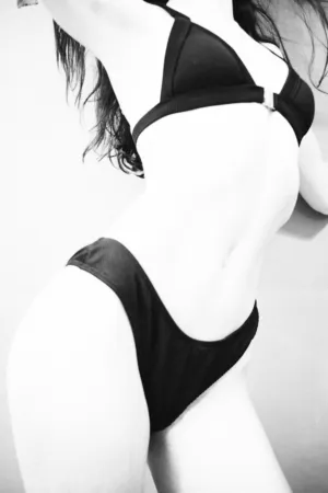 Black And White Bikini