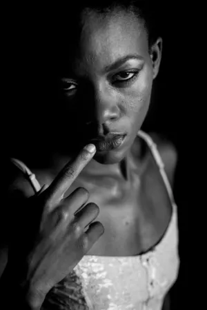 Black And White Portrait