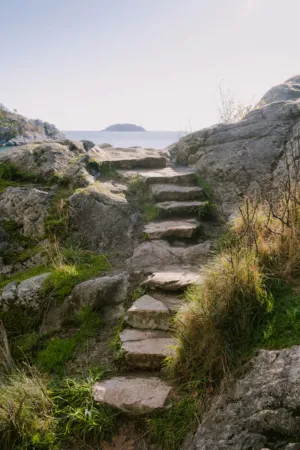 Rustic Pathway To The Sea