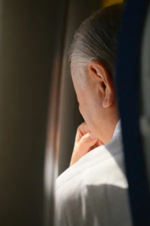 Senior Man In Thought