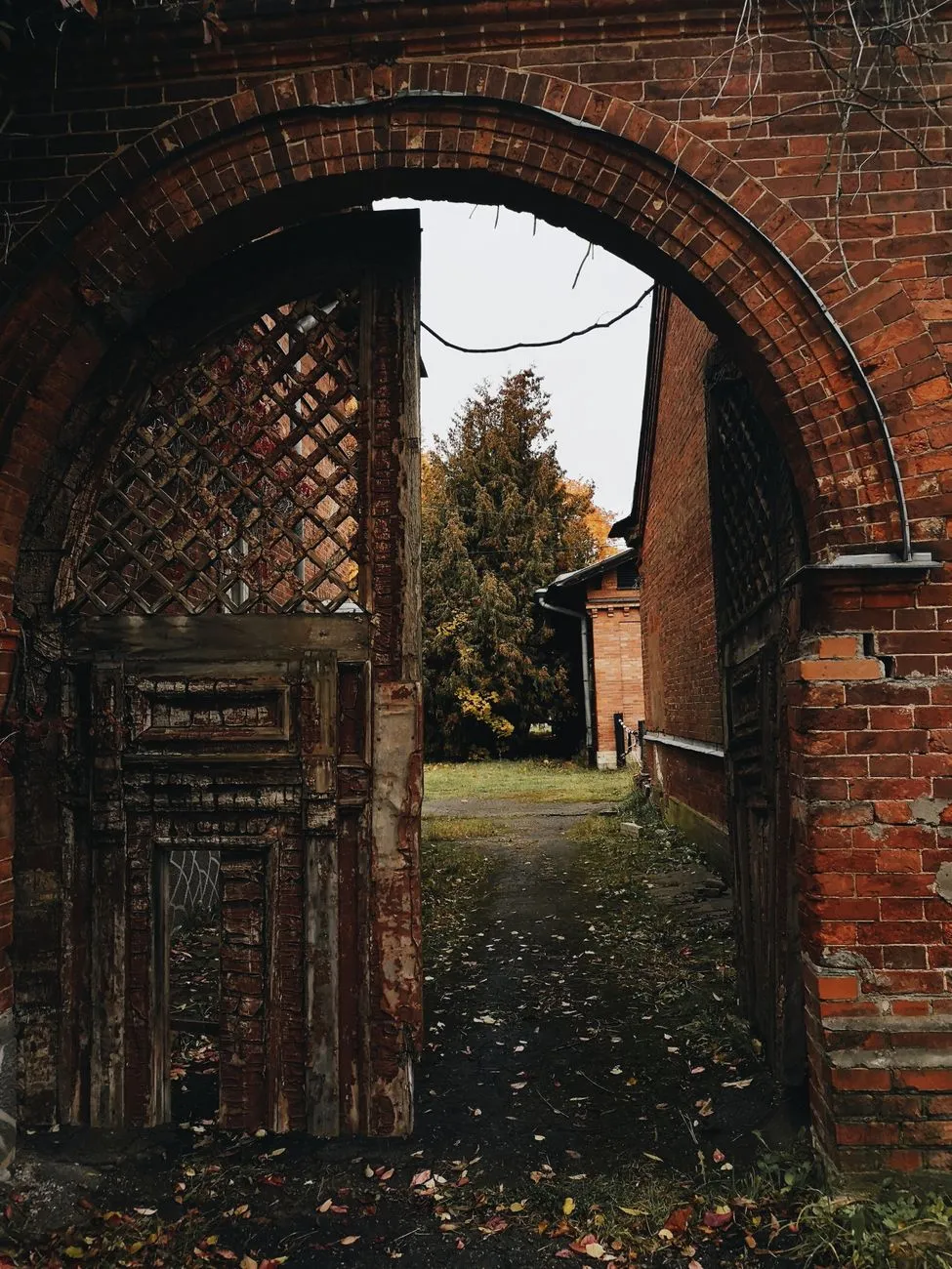 Abandoned Brick Archway