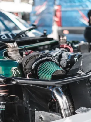 Tuned Car Engine