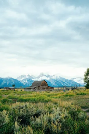 Barn In The Mountains