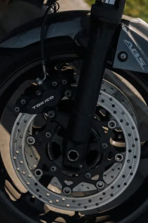 Motorcycle Wheel Close-Up